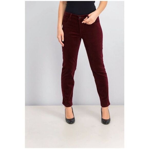 Stitch Fix Edyson Red Corduroy Hampton Skinny Pants - Picture 1 of 7
